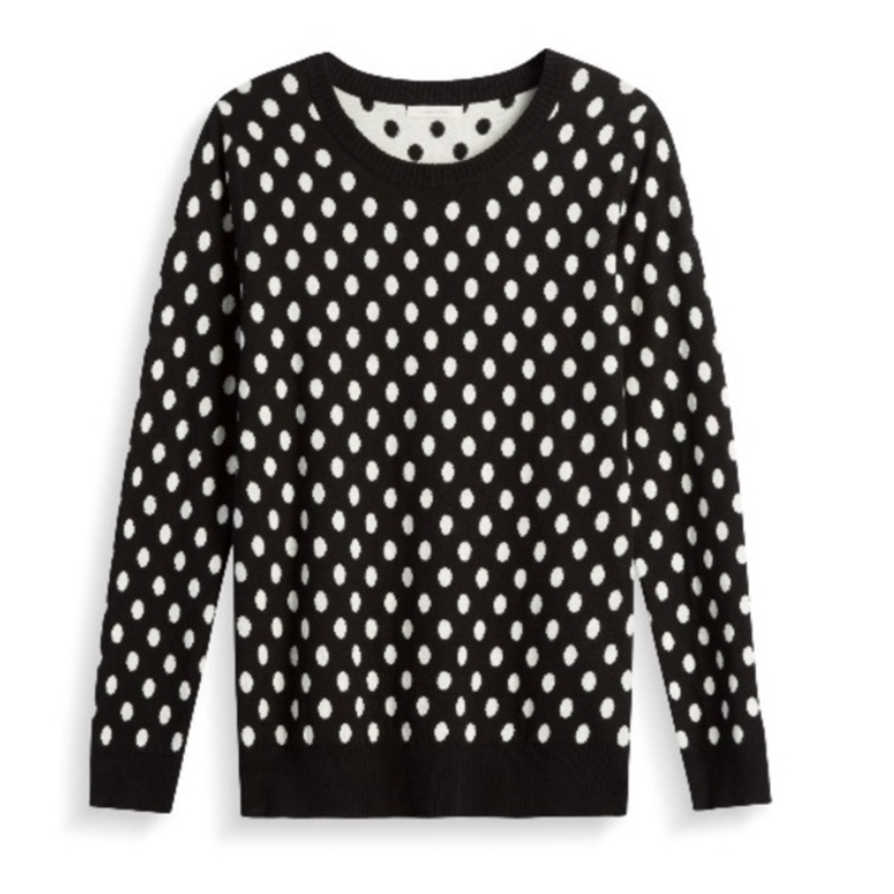 41 Hawthorn Black & Cream Polkadot Sweater